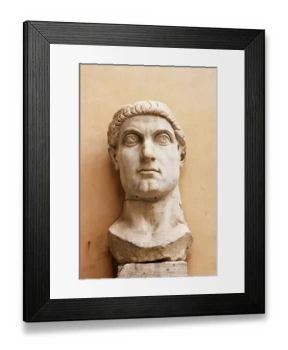 Framed Print : Constantine I, The Great (272-337). Roman Emperor. Best known for being the first