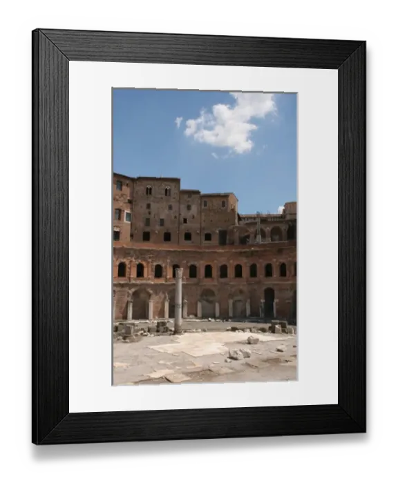Framed Print : Forum of Trajan, attributed to the architect Apollodorus of Damascus. Trajans Market Framed Print : Forum of Trajan, attributed to the architect Apollodorus of Damascus. Trajans Market