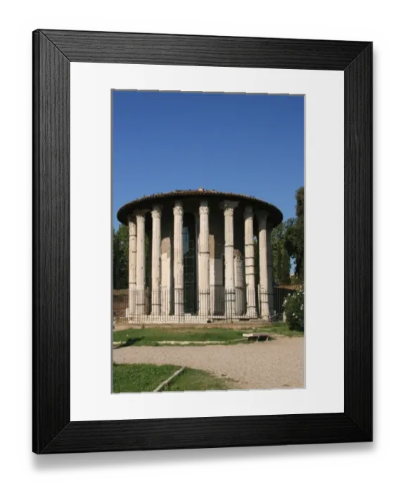 Framed Print : Italy. Rome. The circular temple of Hercules Victor. Built in the 2nd century B. C Framed Print : Italy. Rome. The circular temple of Hercules Victor. Built in the 2nd century B. C