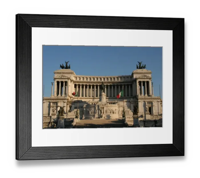 Framed Print : Italy. Rome. National Monument of Victor Emmanuel II. Altar of the Fatherland. Designed