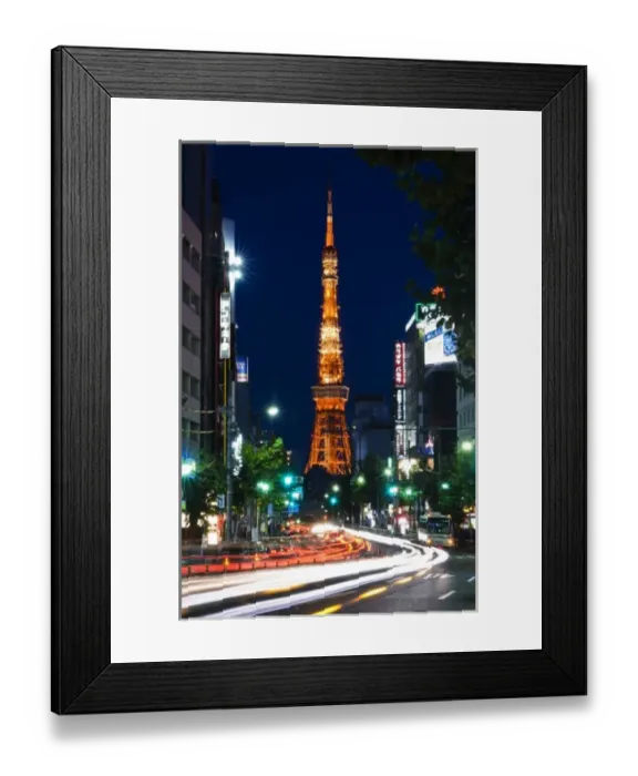 Framed Print : Japan, Tokyo, Roppongi, Tokyo Tower