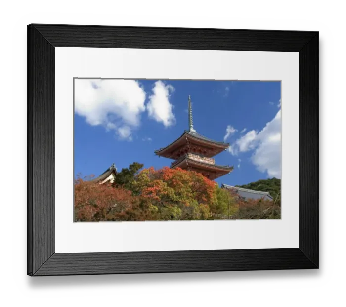 Framed Print : Asia, Japan, Kyoto, Autumn Colour Framed Print : Asia, Japan, Kyoto, Autumn Colour