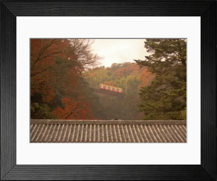 Framed Print : Asia, Japan, Kyoto, Cable Railway