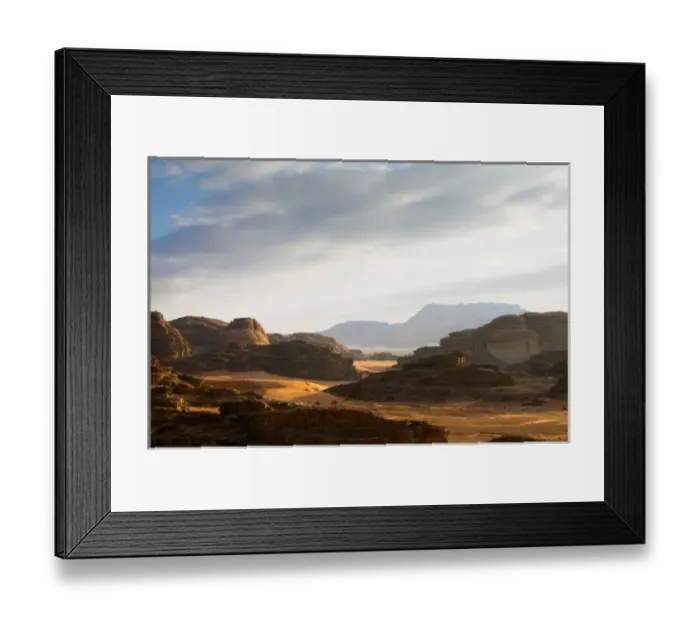 Framed Print : Jordan, Wadi Rum desert Framed Print : Jordan, Wadi Rum desert
