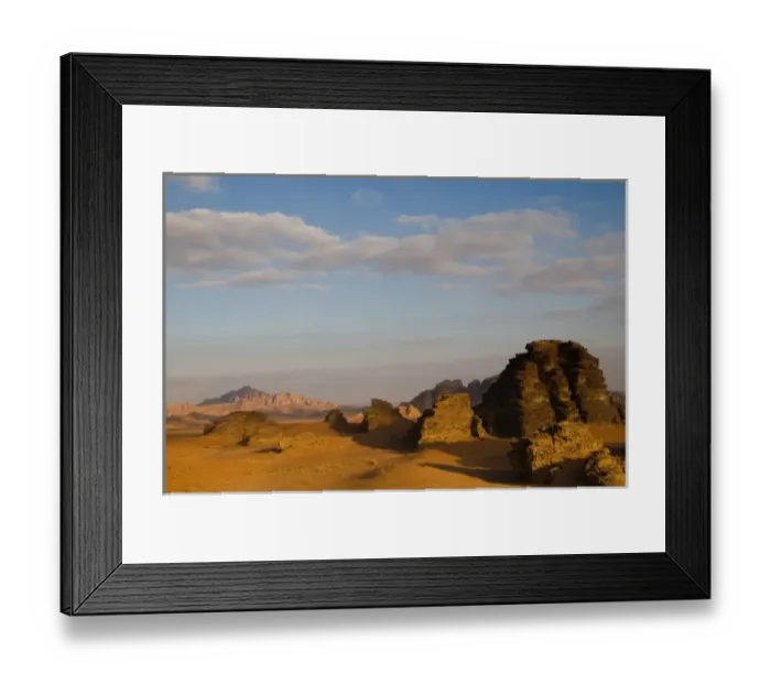 Framed Print : Jordan, Wadi Rum desert Framed Print : Jordan, Wadi Rum desert