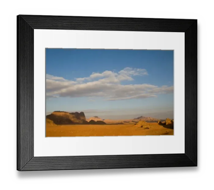 Framed Print : Jordan, Wadi Rum desert Framed Print : Jordan, Wadi Rum desert