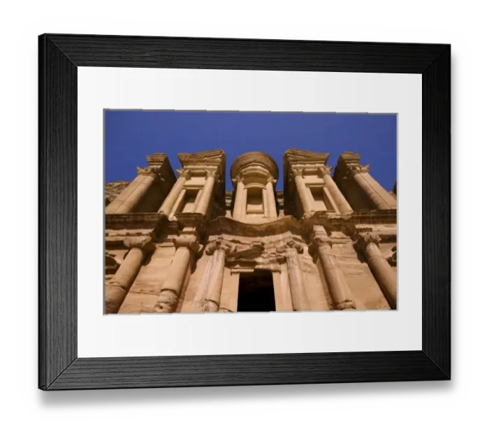 Framed Print : Jordan, Petra, Ad Deir or the Monastery Framed Print : Jordan, Petra, Ad Deir or the Monastery