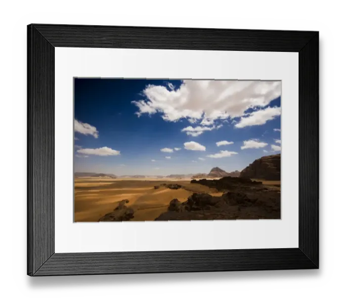 Framed Print : Jordan, Wadi Rum desert Framed Print : Jordan, Wadi Rum desert