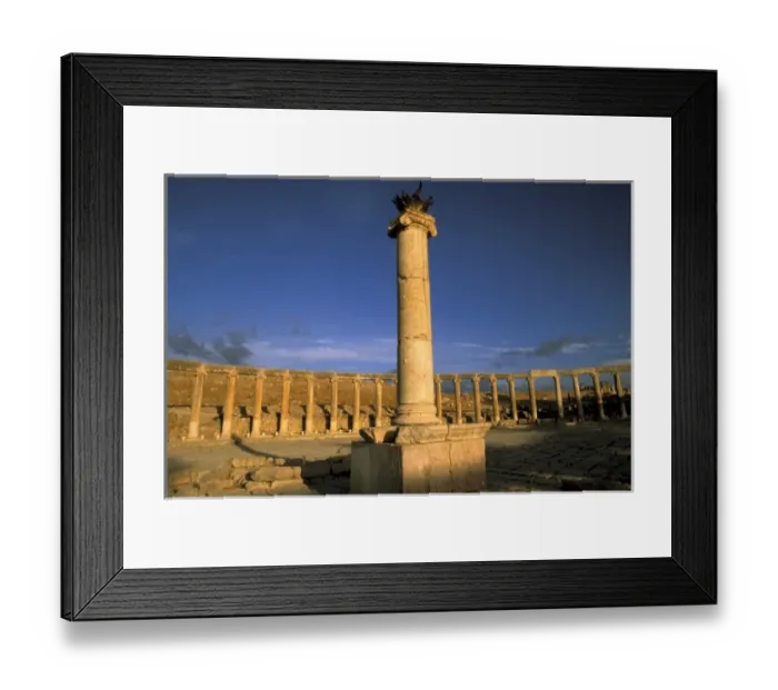 Framed Print : Asia, Jordan, Jerash. Column, Metal Freeze Center forum Framed Print : Asia, Jordan, Jerash. Column, Metal Freeze Center forum