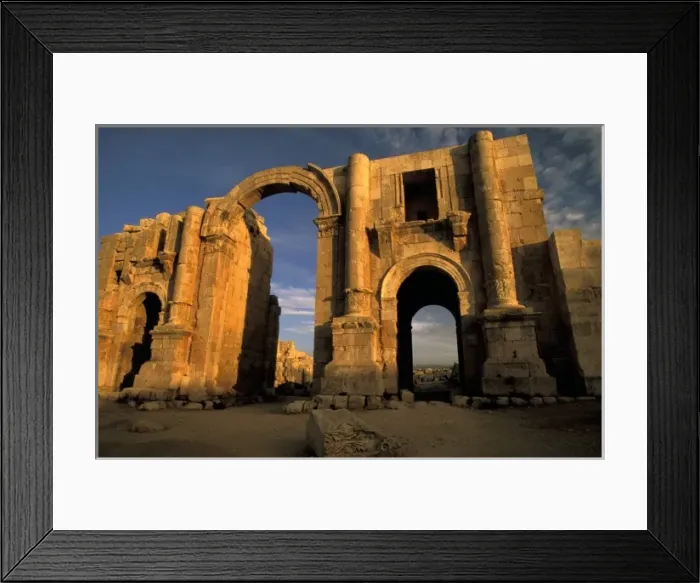 Framed Print : Asia, Jordan, Arch of Triumph, honoring Hadrian Framed Print : Asia, Jordan, Arch of Triumph, honoring Hadrian