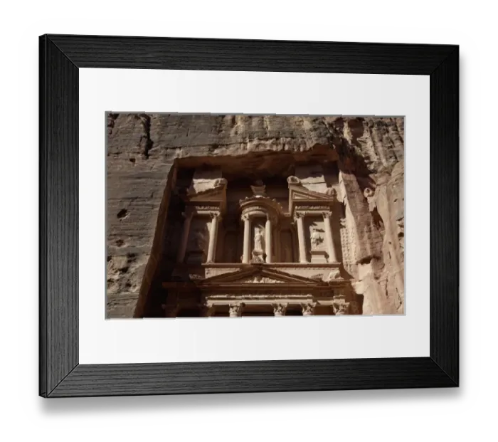 Framed Print : Jordan, Petra, the Treasury building (Al Khazneh)
