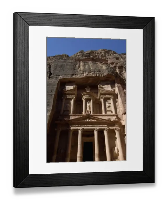 Framed Print : Jordan, Petra, the Treasury building (Al Khazneh)