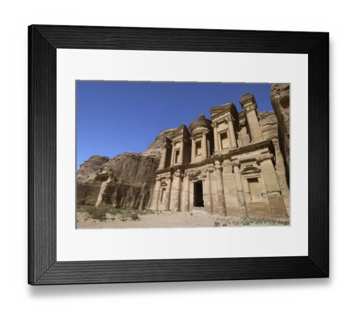Framed Print : Jordan, Petra, The Monastery, Al Deir Framed Print : Jordan, Petra, The Monastery, Al Deir