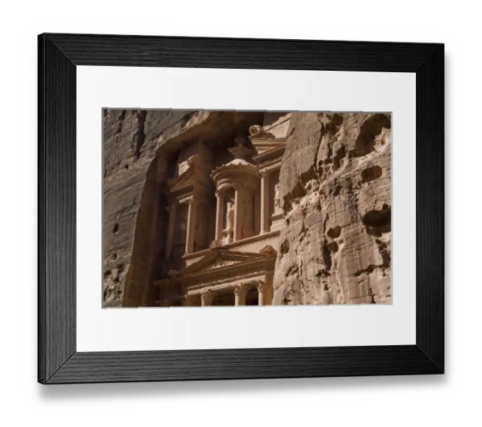 Framed Print : Jordan, Petra, the Treasury building (Al Khazneh)