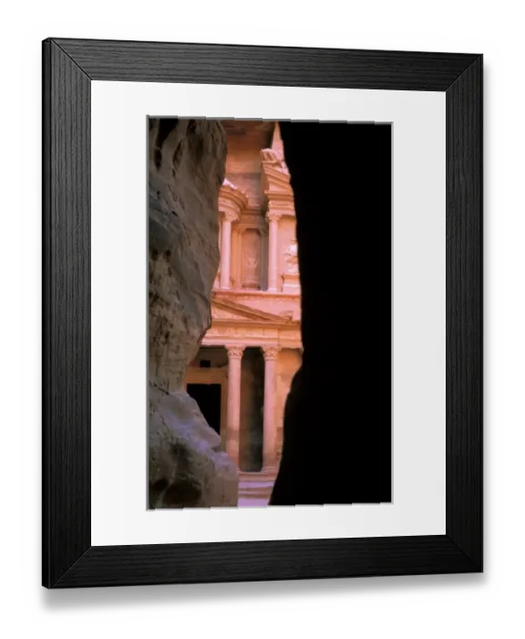 Framed Print : Asia, Jordan, Petra. The Treasury Framed Print : Asia, Jordan, Petra. The Treasury