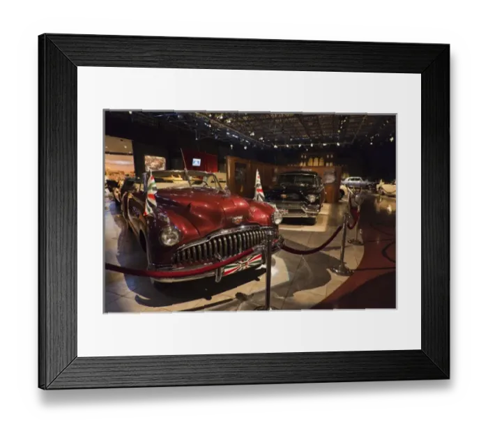 Framed Print : Jordan, Amman, Royal Automoblie Museum, royal limousines of King Hussein Framed Print : Jordan, Amman, Royal Automoblie Museum, royal limousines of King Hussein