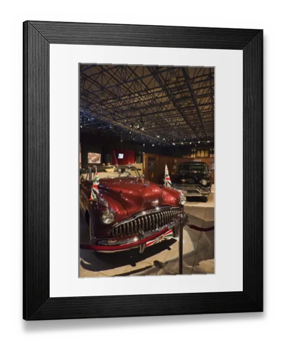 Framed Print : Jordan, Amman, Royal Automoblie Museum, royal limousines of King Hussein