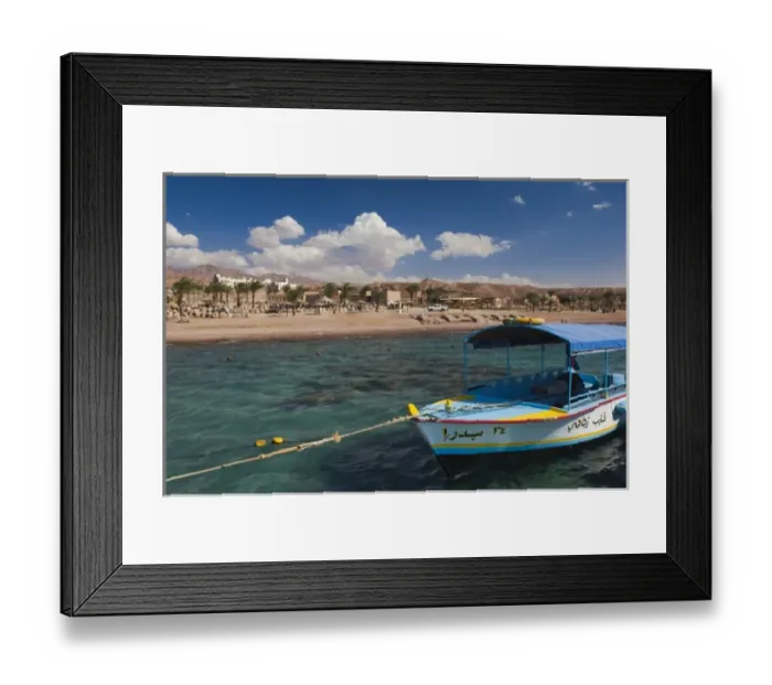 Framed Print : Jordan, Aqaba, King Abdallah Reef Tourism Area, Red Sea beach Framed Print : Jordan, Aqaba, King Abdallah Reef Tourism Area, Red Sea beach