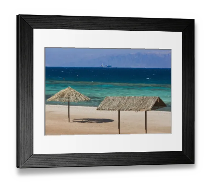 Framed Print : Jordan, Aqaba, Red Sea Beach, King Abdallah Reef Tourism Area Framed Print : Jordan, Aqaba, Red Sea Beach, King Abdallah Reef Tourism Area