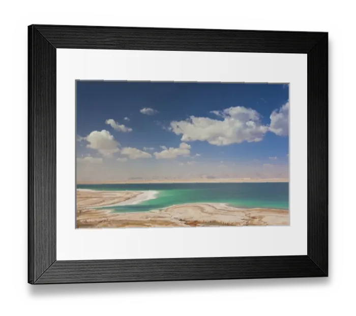 Framed Print : Jordan, Dead Sea, Mazraa, seascape by Potash City Framed Print : Jordan, Dead Sea, Mazraa, seascape by Potash City