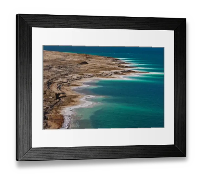 Framed Print : Jordan, Dead Sea, Mazraa, seascape by Potash City