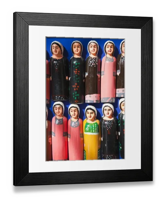 Framed Print : Jordan, Amman, souvenir dolls Framed Print : Jordan, Amman, souvenir dolls
