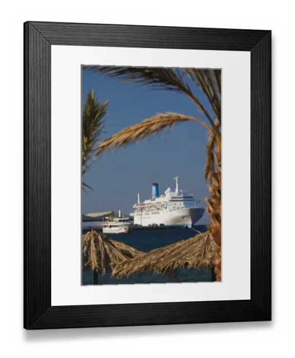 Framed Print : Jordan, Aqaba, Port of Aqaba Framed Print : Jordan, Aqaba, Port of Aqaba