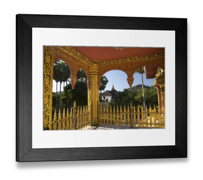 Framed Print : Luang Prabang, Laos. French colonial feel to its archtecture. Also noticeable is Framed Print : Luang Prabang, Laos. French colonial feel to its archtecture. Also noticeable is
