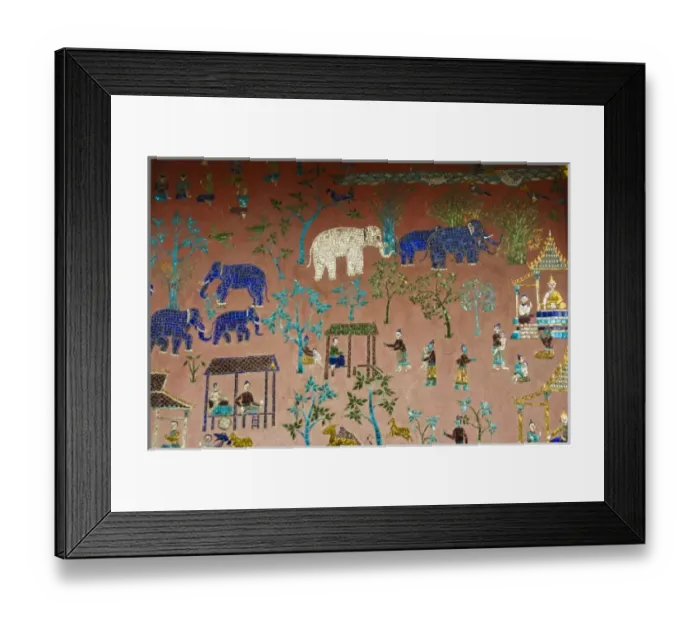 Framed Print : Asia, Laos