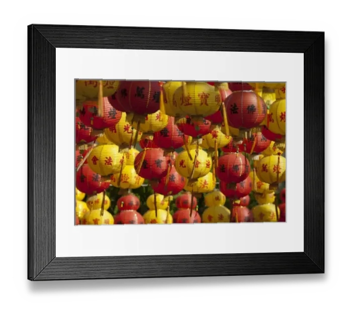 Framed Print : Malaysia, Island of Penang. Kek Lok Si Temple, largest temple in Southeast Asia. Red Framed Print : Malaysia, Island of Penang. Kek Lok Si Temple, largest temple in Southeast Asia. Red