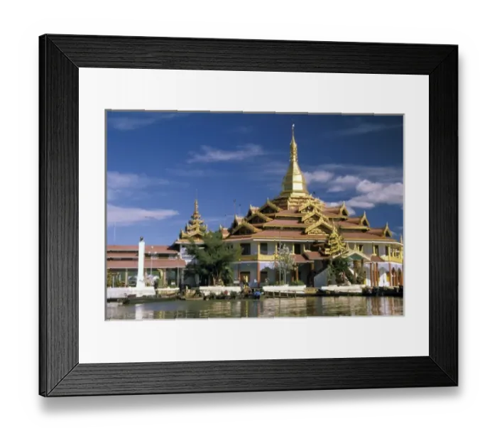Framed Print : Asia, Myanmar, Inle Lake. Pagoda Framed Print : Asia, Myanmar, Inle Lake. Pagoda