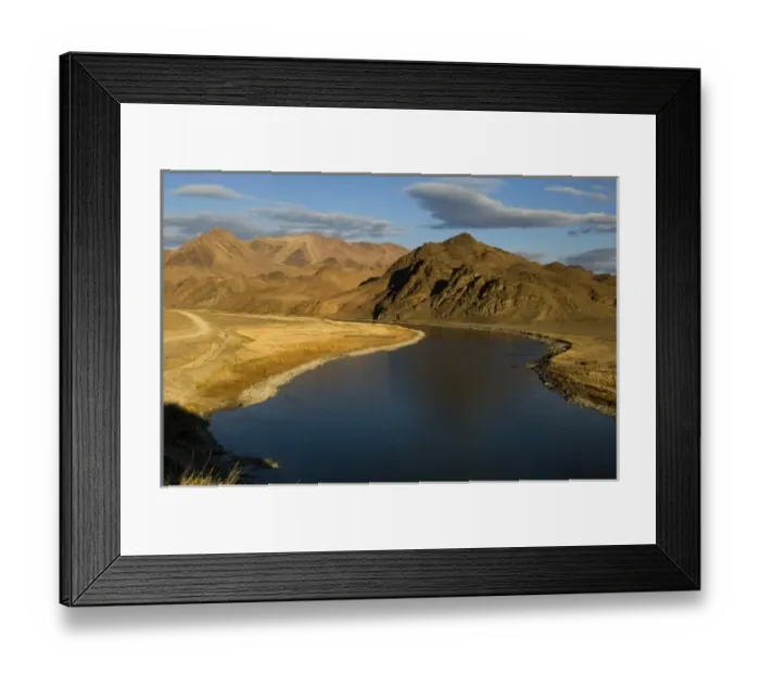 Framed Print : River in Mongolia Framed Print : River in Mongolia