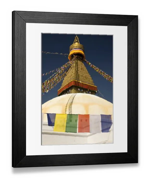 Framed Print : Kathmandus Bodhnath Stupa, one of the largest stupas in the world and one of Framed Print : Kathmandus Bodhnath Stupa, one of the largest stupas in the world and one of