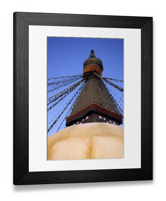 Framed Print : Asia, Nepal, Kathmandu, Bodnath Stupa Framed Print : Asia, Nepal, Kathmandu, Bodnath Stupa