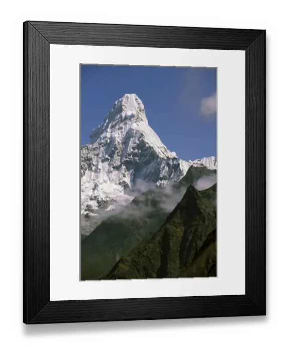 Framed Print : Asia, Nepal. Ama Dablam