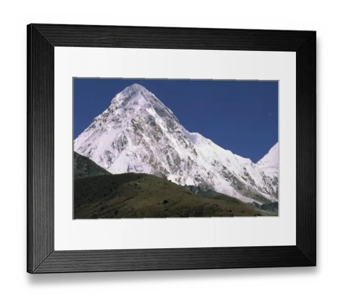 Framed Print : Asia, Nepal. Mt. Pumori Framed Print : Asia, Nepal. Mt. Pumori