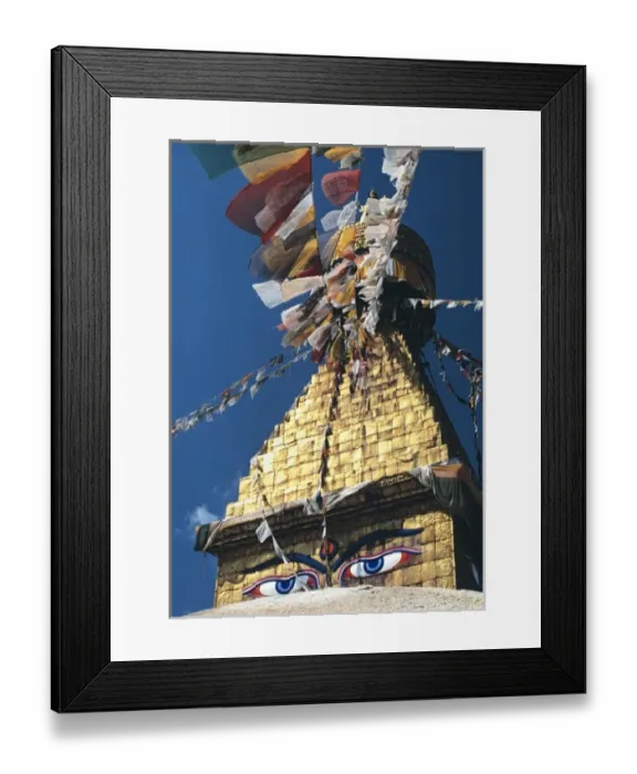 Framed Print : Asia, Nepal, Kathmandu. Sunlight illumens Bodnath Stupa, Kathmandu, a World Heritage Site, Nepal Framed Print : Asia, Nepal, Kathmandu. Sunlight illumens Bodnath Stupa, Kathmandu, a World Heritage Site, Nepal