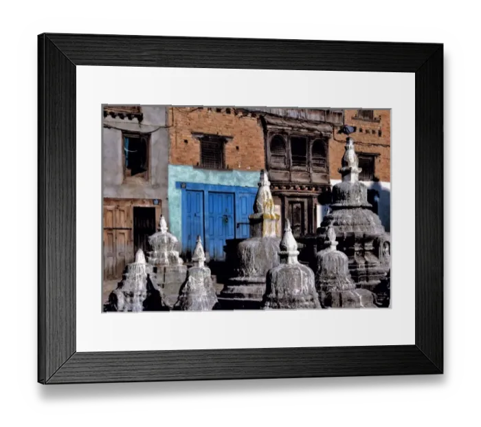 Framed Print : Asia, Nepal, Kathmandu. Stupas, such as these in Kathmandu, a World Heritage Site Framed Print : Asia, Nepal, Kathmandu. Stupas, such as these in Kathmandu, a World Heritage Site