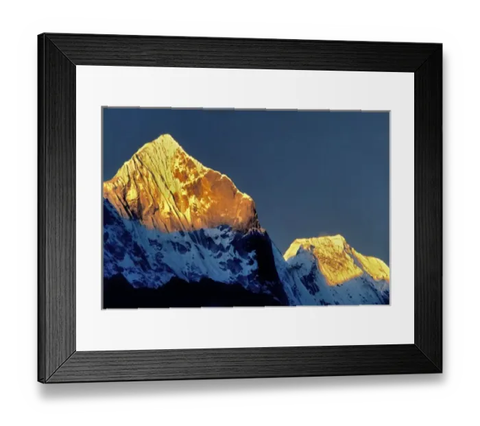 Framed Print : Asia, Nepal, Sagarmatha NP. Last light catches Kwangde Peak in Sagarmatha NP, a World Heritage Site Framed Print : Asia, Nepal, Sagarmatha NP. Last light catches Kwangde Peak in Sagarmatha NP, a World Heritage Site