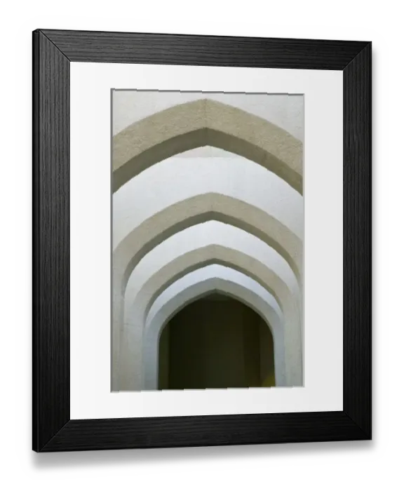 Framed Print : Oman, Muscat, Walled City of Muscat. Muscat Gate Museum / Interior Arches Framed Print : Oman, Muscat, Walled City of Muscat. Muscat Gate Museum / Interior Arches