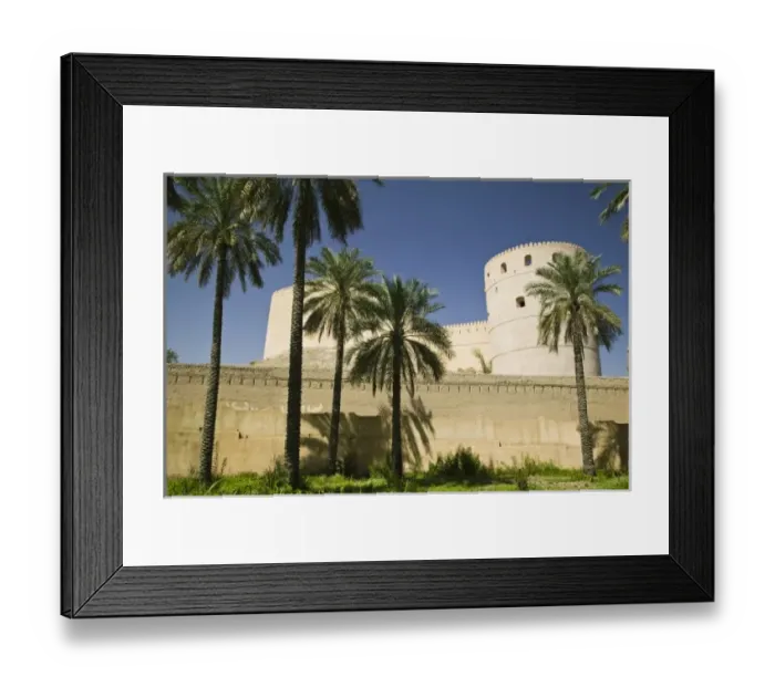 Framed Print : Oman, The Batinah Plain, Rustaq. Rustaq, once Omans Capital in the 17th century Framed Print : Oman, The Batinah Plain, Rustaq. Rustaq, once Omans Capital in the 17th century