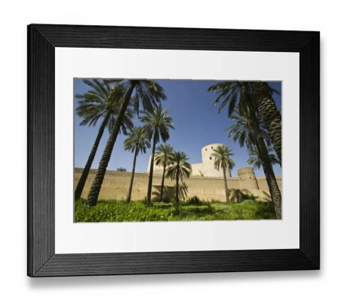Framed Print : Oman, The Batinah Plain, Rustaq. Rustaq, once Omans Capital in the 17th century Framed Print : Oman, The Batinah Plain, Rustaq. Rustaq, once Omans Capital in the 17th century