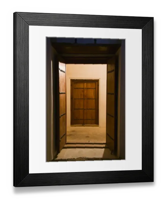 Framed Print : Oman, Western Hajar Mountains, Jabrin. Jabrin Castle / Fort, Window View Framed Print : Oman, Western Hajar Mountains, Jabrin. Jabrin Castle / Fort, Window View