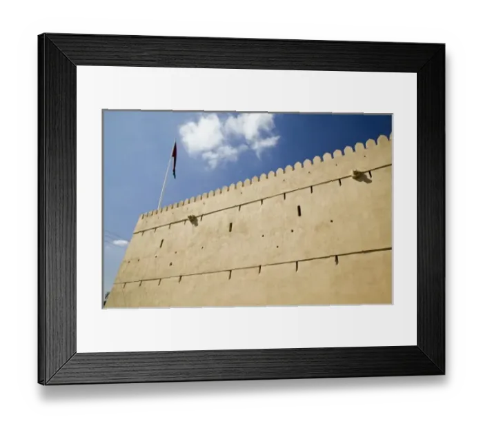 Framed Print : Oman, Sharqiya Region, Al Minitrib. Al Minitrib Fort