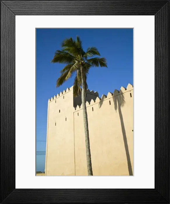 Framed Print : Oman, Dhofar Region, Taqah. Old Fortress