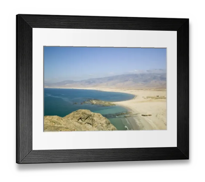 Framed Print : Oman, Dhofar Region, Mirbat. Mirbat Coast by the Arabian Sea Framed Print : Oman, Dhofar Region, Mirbat. Mirbat Coast by the Arabian Sea