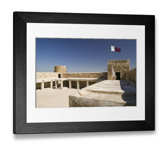 Framed Print : Qatar, Al Zubarah. Al-Zubara Fort (b. 1938) now the Al-Zubara Regional Museum Framed Print : Qatar, Al Zubarah. Al-Zubara Fort (b. 1938) now the Al-Zubara Regional Museum