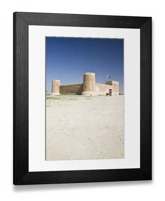 Framed Print : Qatar, Al Zubarah. Al-Zubarah Fort (b. 1938) now the Al-Zubarah Regional Museum Framed Print : Qatar, Al Zubarah. Al-Zubarah Fort (b. 1938) now the Al-Zubarah Regional Museum