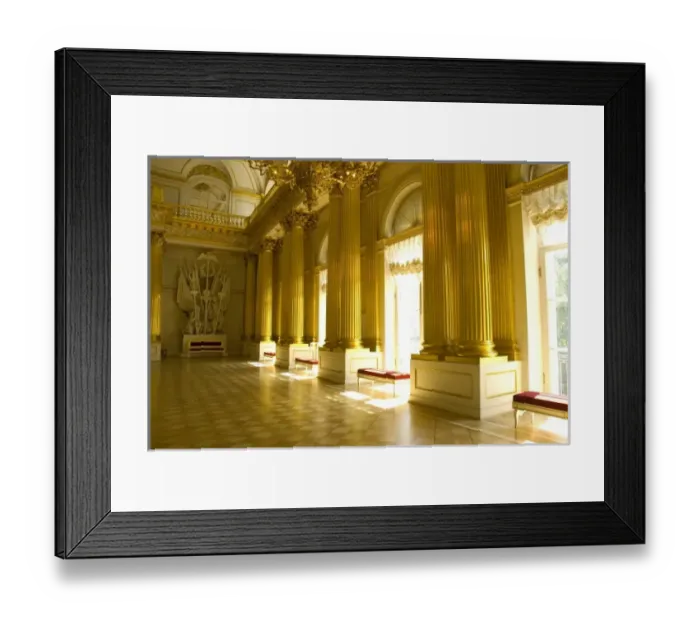 Framed Print : Russia. St. Petersburg. Hermitage Museum. Imperial Hall Framed Print : Russia. St. Petersburg. Hermitage Museum. Imperial Hall