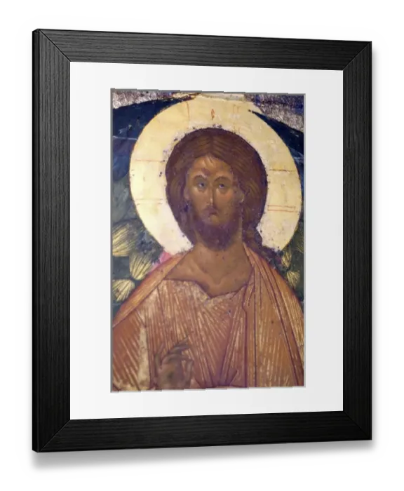 Framed Print : Russia, Vologda, Goritzy, Kirillov-Belozersky Monastery, icon of Christ in Glory